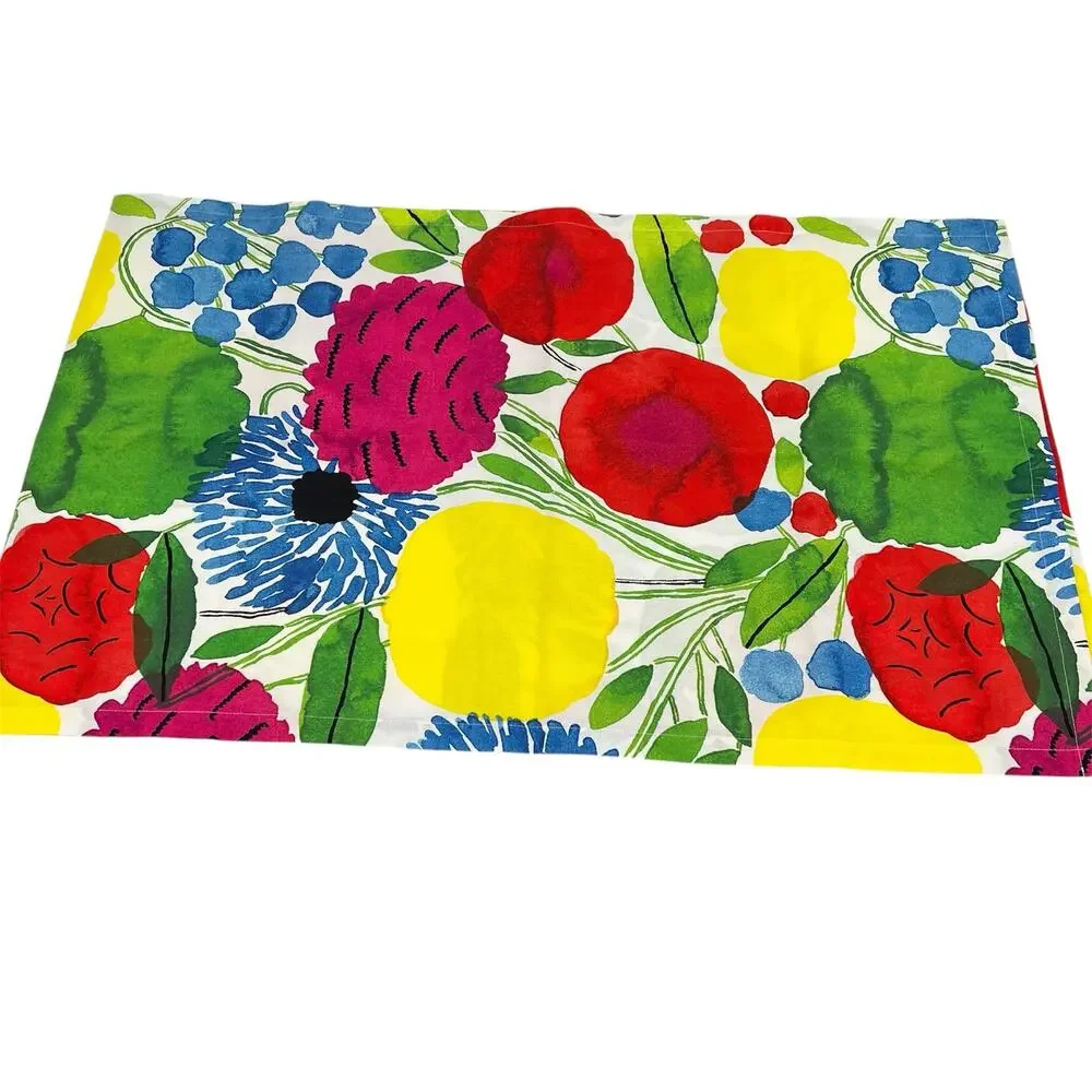 Marimekko floral colorful table running